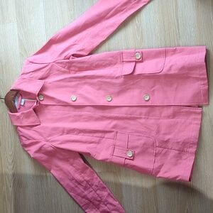 Old Navy Y2K Light Pink Button Down Coat